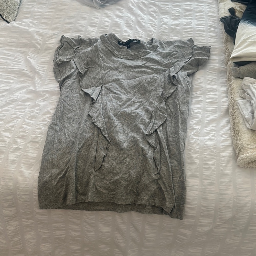 Veronica beard ruffle tee